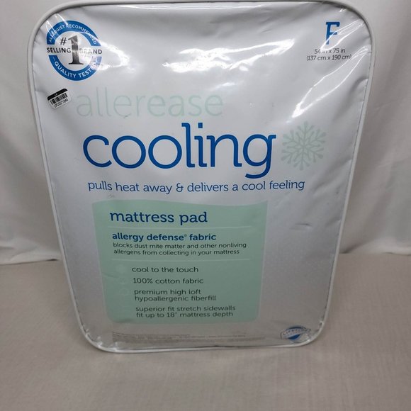 Allerease Bedding Allerease Mattress Protector Full Cooling Allergy